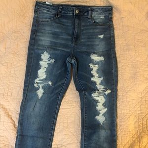 American Eagle 14 super hi rise Jegging